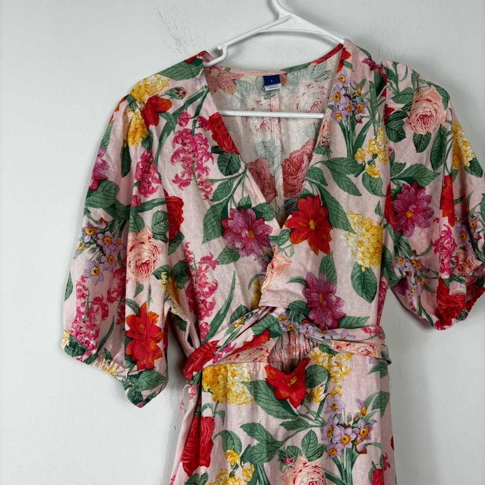 Old Navy Floral Maxi Dress - Red, Pink, Green